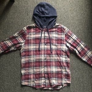 American Rag Hooded Flannel